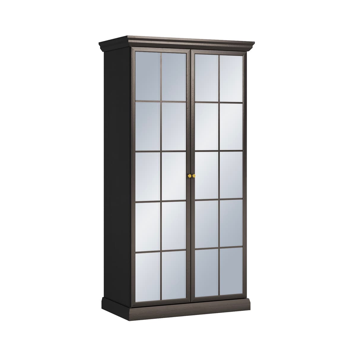 Armoire 2 portes Toja Bois anthracite