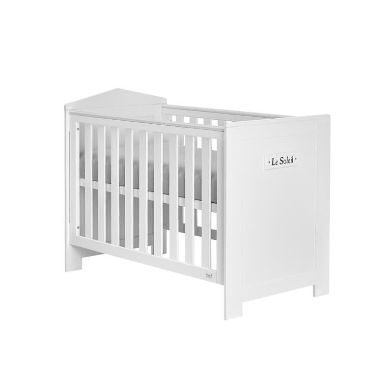 Lit bébé Pinio Marsylia MDF Blanc
