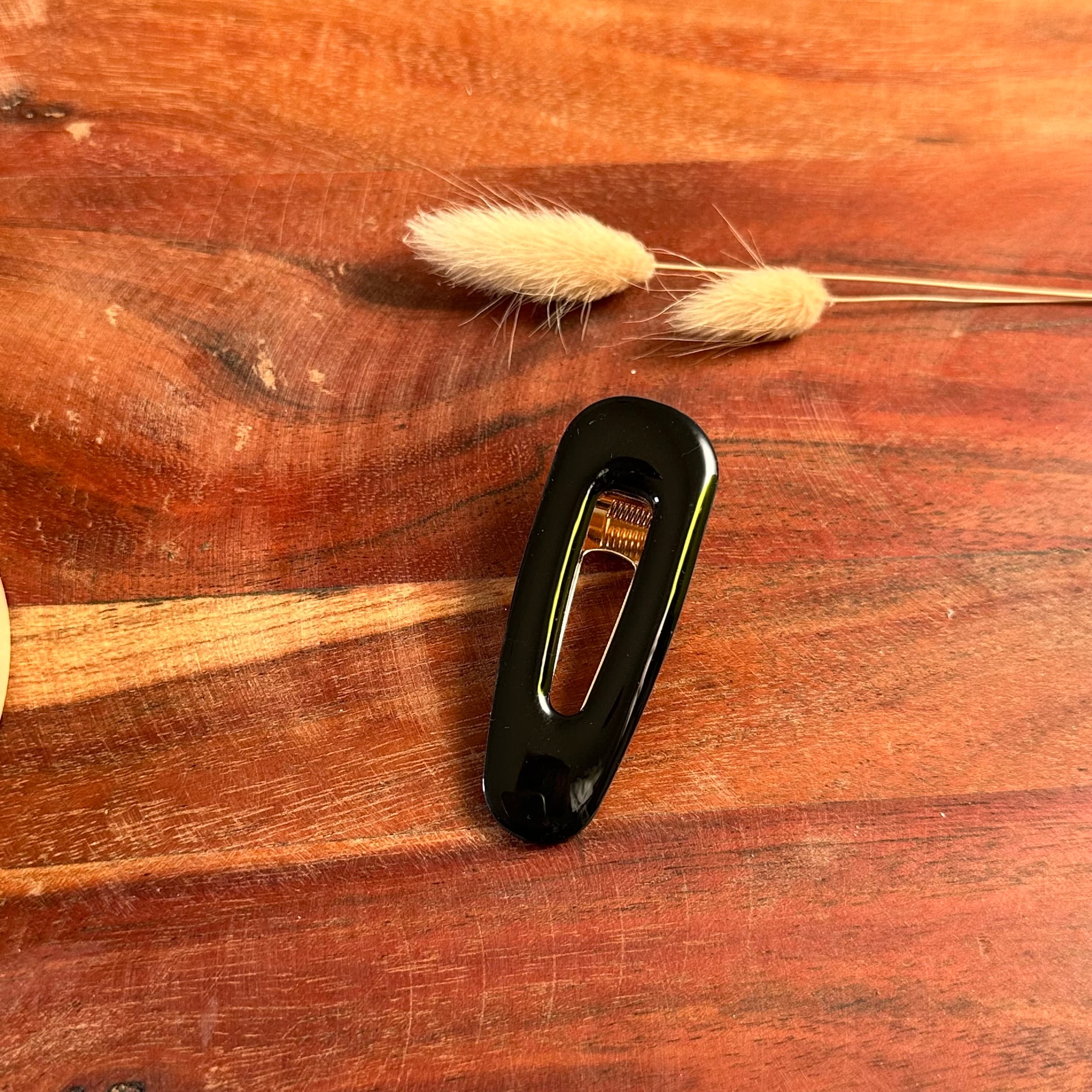 Barrette jesmonite couleur noir