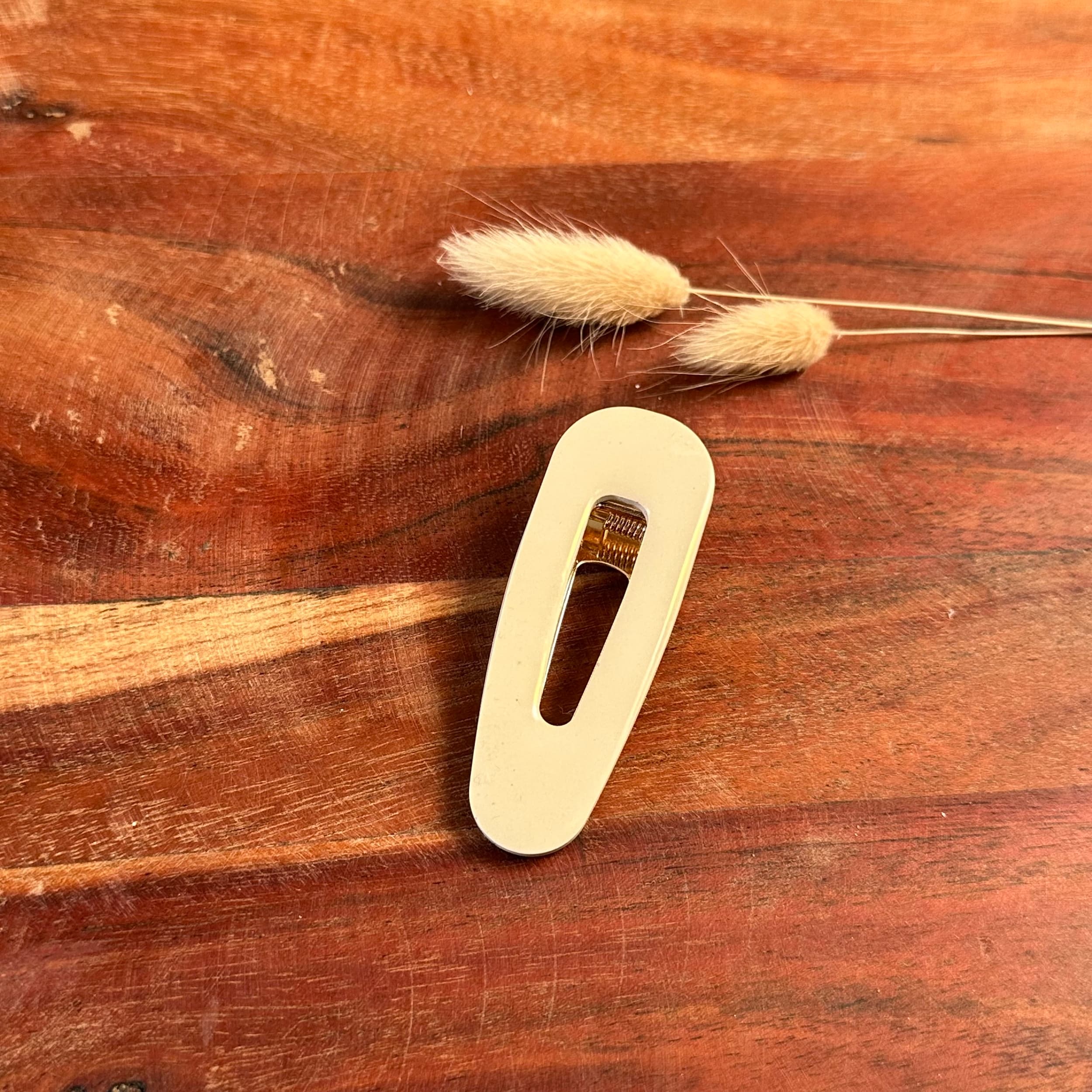 Barrette jesmonite couleur écru