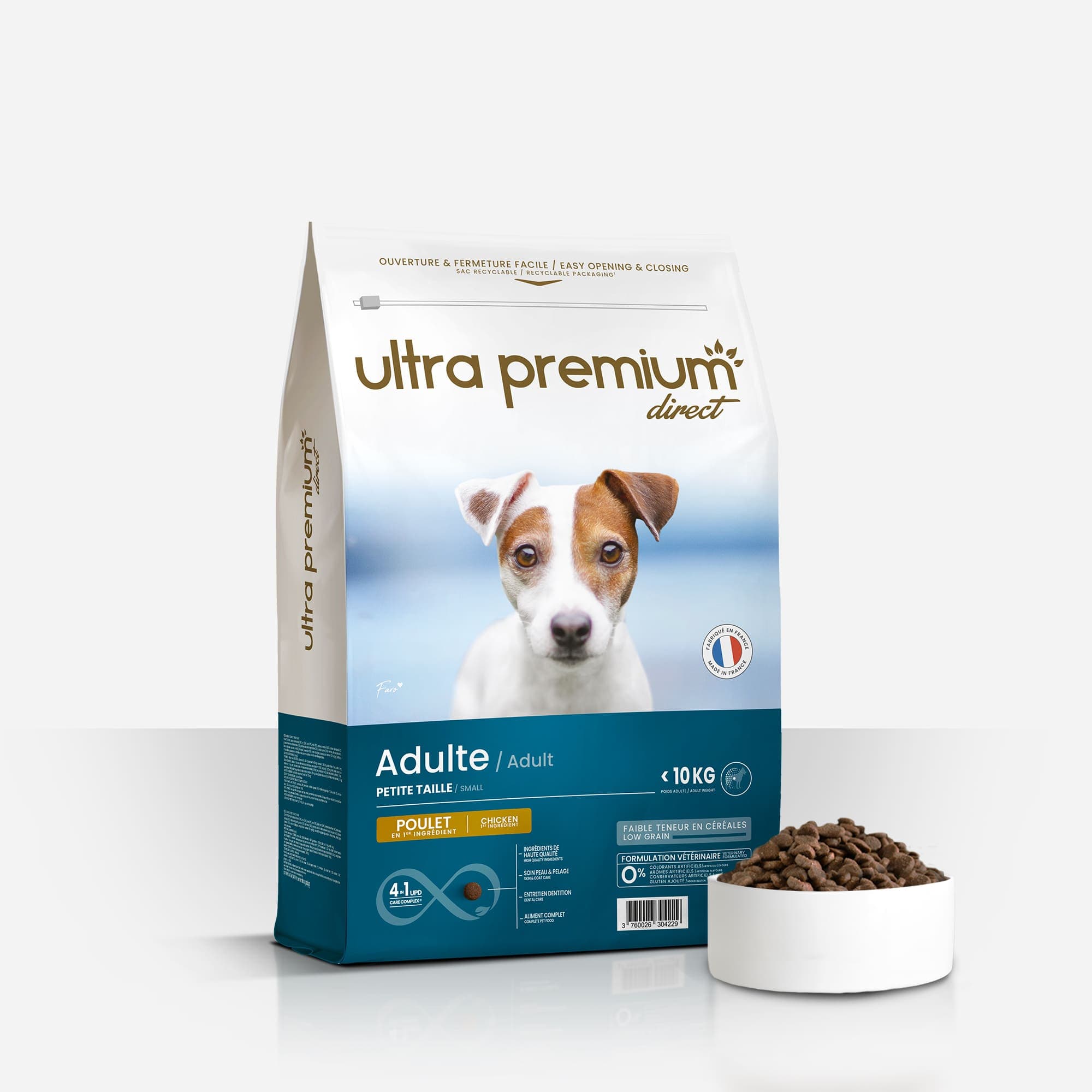 Croquettes Premium Pour Chien de Petite Taille - Fabriqué en France - Ultra Premium Direct