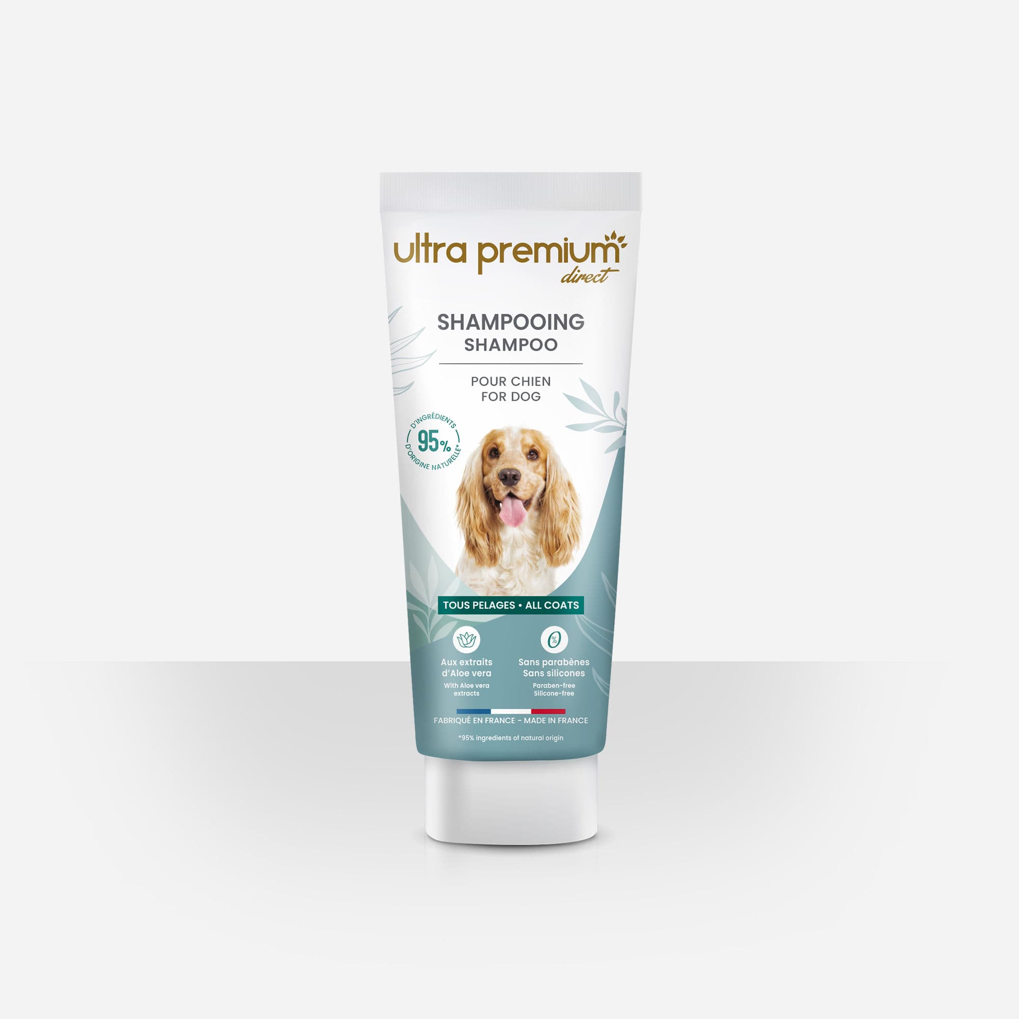 Shampooing pour chien - 200 mL  - Pour tous les pelages - Fabriqué en France