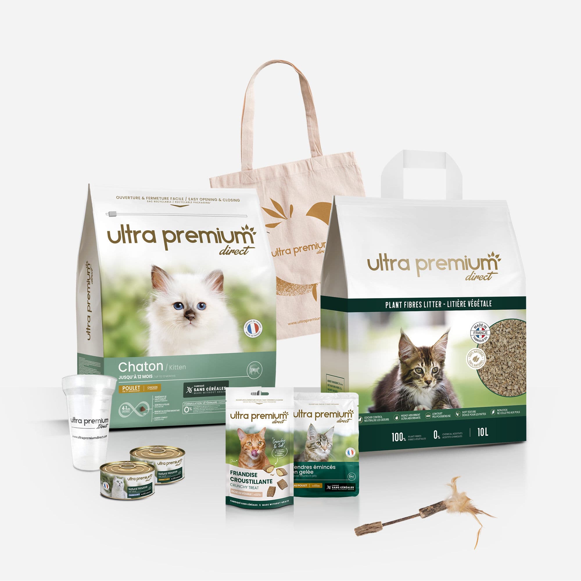 Kit de Bienvenue Chaton : Croquettes Sans Céréales 