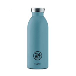 Bouteille isotherme double paroi bleue poudrée 50cl