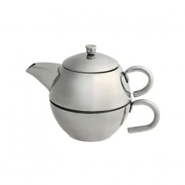 Théière solitaire inox