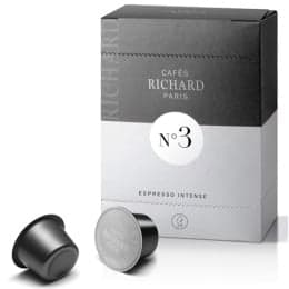 Café expresso intense capsules premium n°3 pour machine Ventura Richard x24