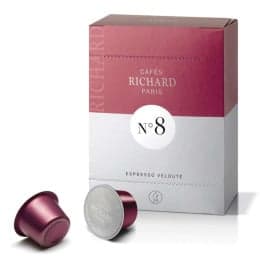 Café expresso capsules premium n°8 pour machine Ventura Richard x24