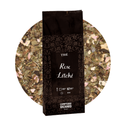 Thé blanc rose litchi bio 100g