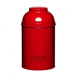 Boîte vide laquée dôme rouge