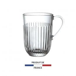 Mug en verre pressé 40cl