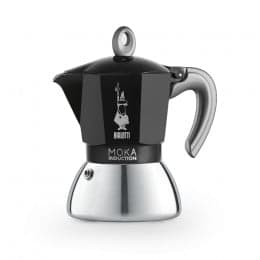 Cafetière italienne Moka induction noire brillante 4 tasses Bialetti