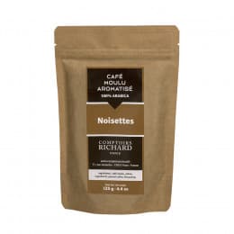 Café moulu Moka aromatisé aux noisettes 125g
