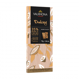 Tablette de chocolat blond 35% Dulcey 70g