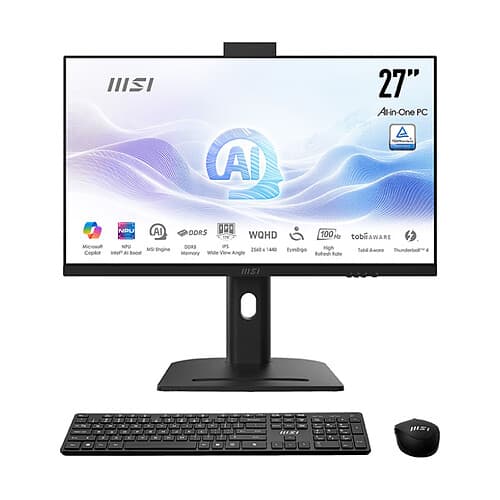 PC Bureau Intel Core Ultra 7 155H 32 Go SSD 1 To LED 27" QHD Wi-Fi 6E