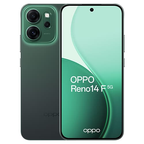 Smartphone OPPO Reno14 F 5G Vert Emeraude (8 Go / 256 Go)