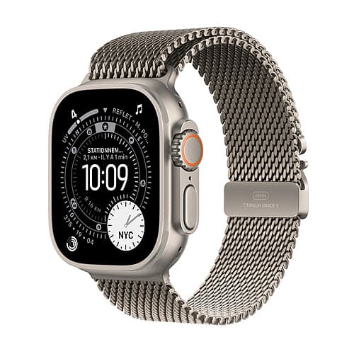 Apple Watch Ultra 3 GPS + Cellular 49 mm Titane Naturel