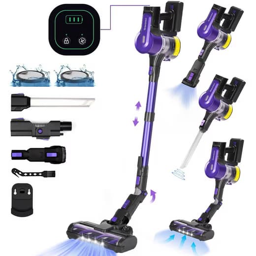 GRENINTOL Akku-Hand-und Stielstaubsauger Staubsauger,Akku Staubsauger 55000pa/500W,Akku Handstaubsauger