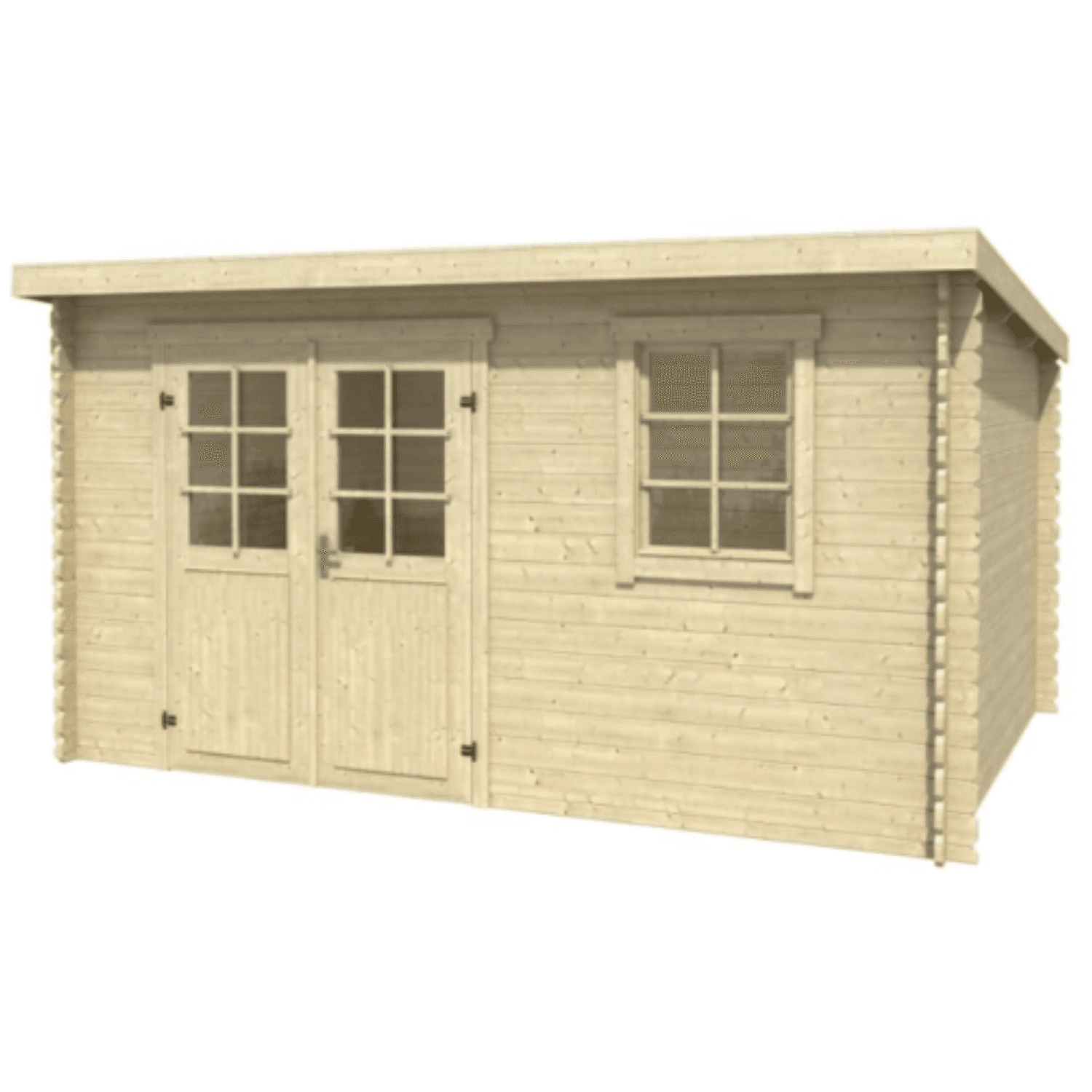 Gartenhaus SANTA FE, 10 m² – Robust und langlebig dank 28 mm starkem Holz