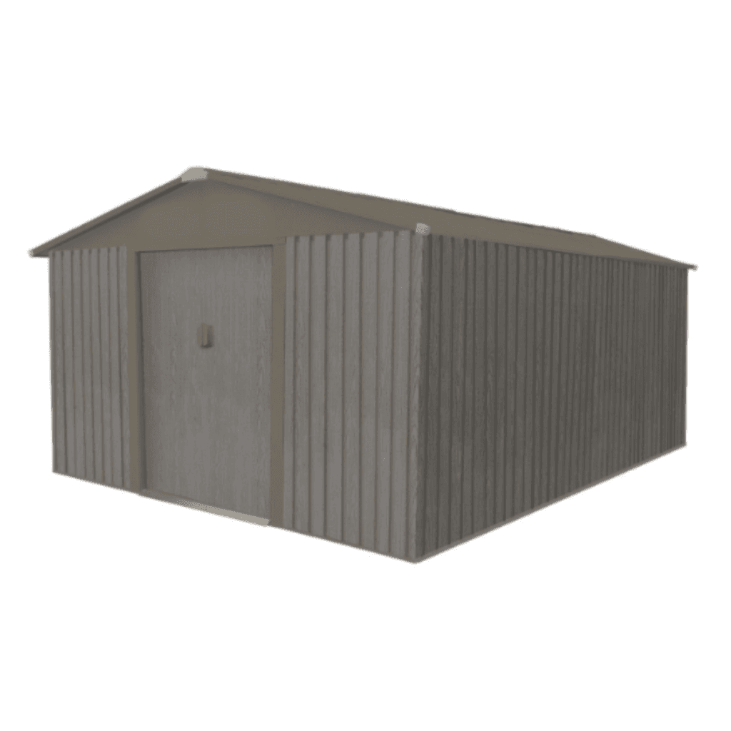 Metall-Gartenschuppen in Holzoptik – Robust und wartungsfrei