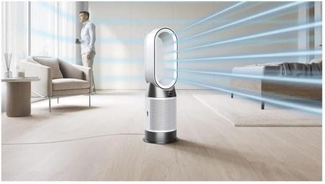 Dyson Luftreiniger Hot+Cool HP1, Ventilator, Luftreiniger & Heizgerät (Weiß/Silber)