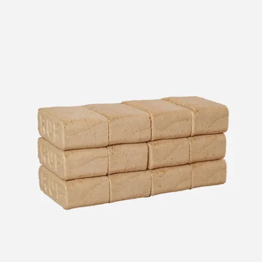 Briquetas de madera – Paquete de 14 kg