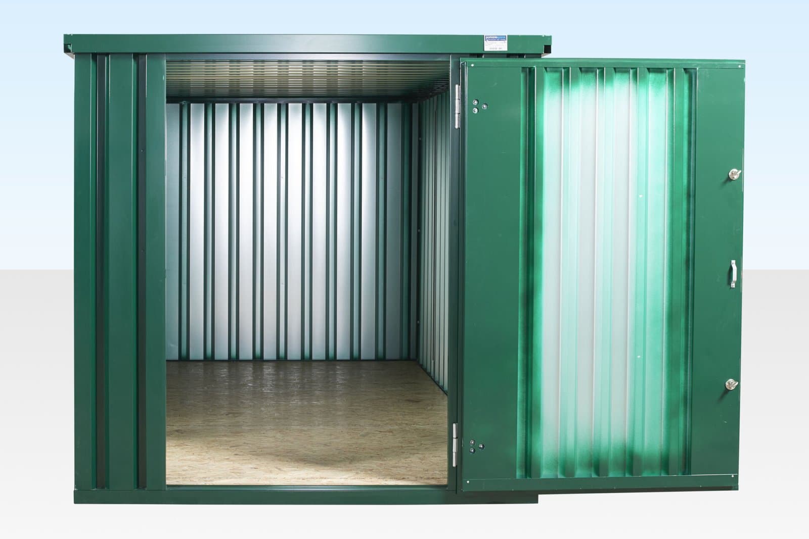 Contenedor De Almacenamiento Plano 4m X 2.1m Recubierto En Polvo