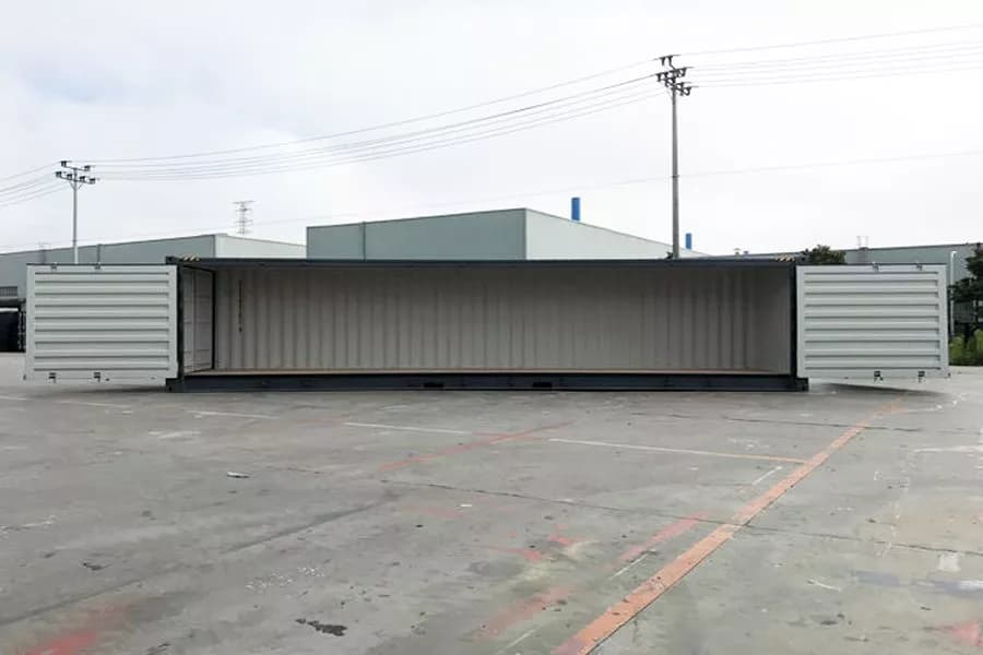 Contenedor marítimo nuevo de envío lateral abierto de cubo de 40 pies de alto (IVA incluido)