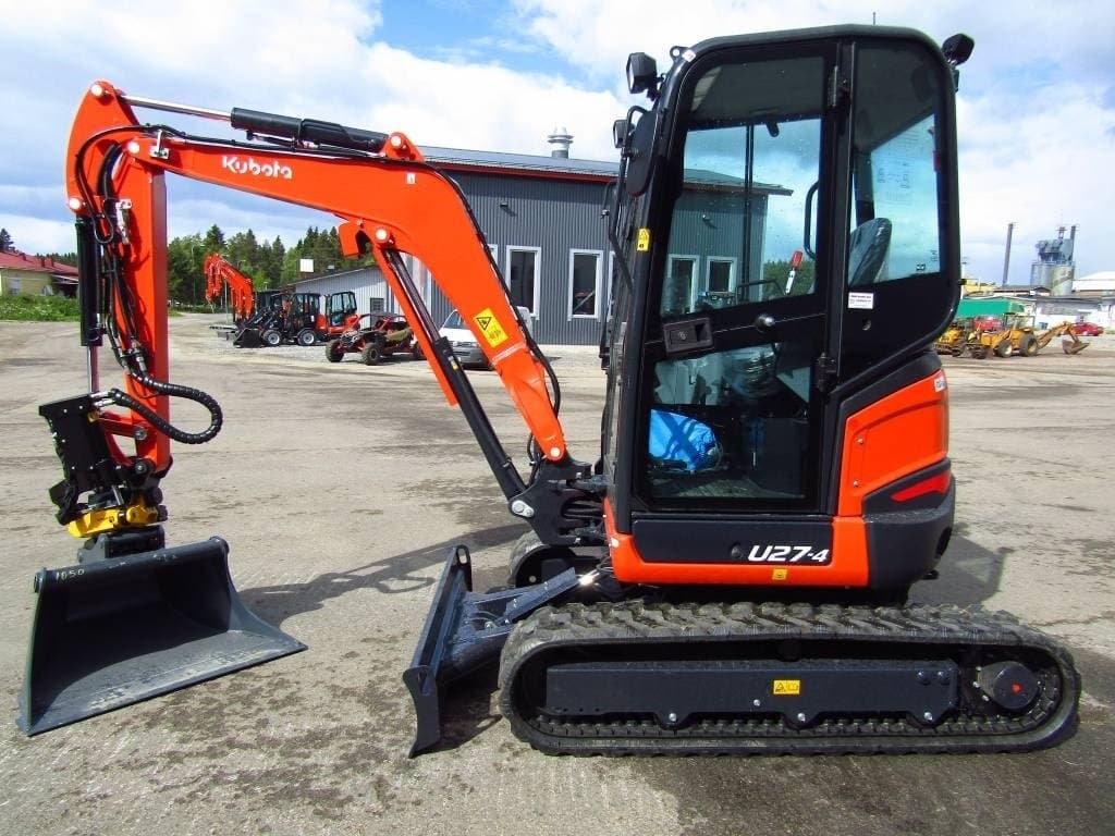 Kubota U27-4 NUEVO + 3 CUCHARONES – Miniexcavadora de 2,7 T