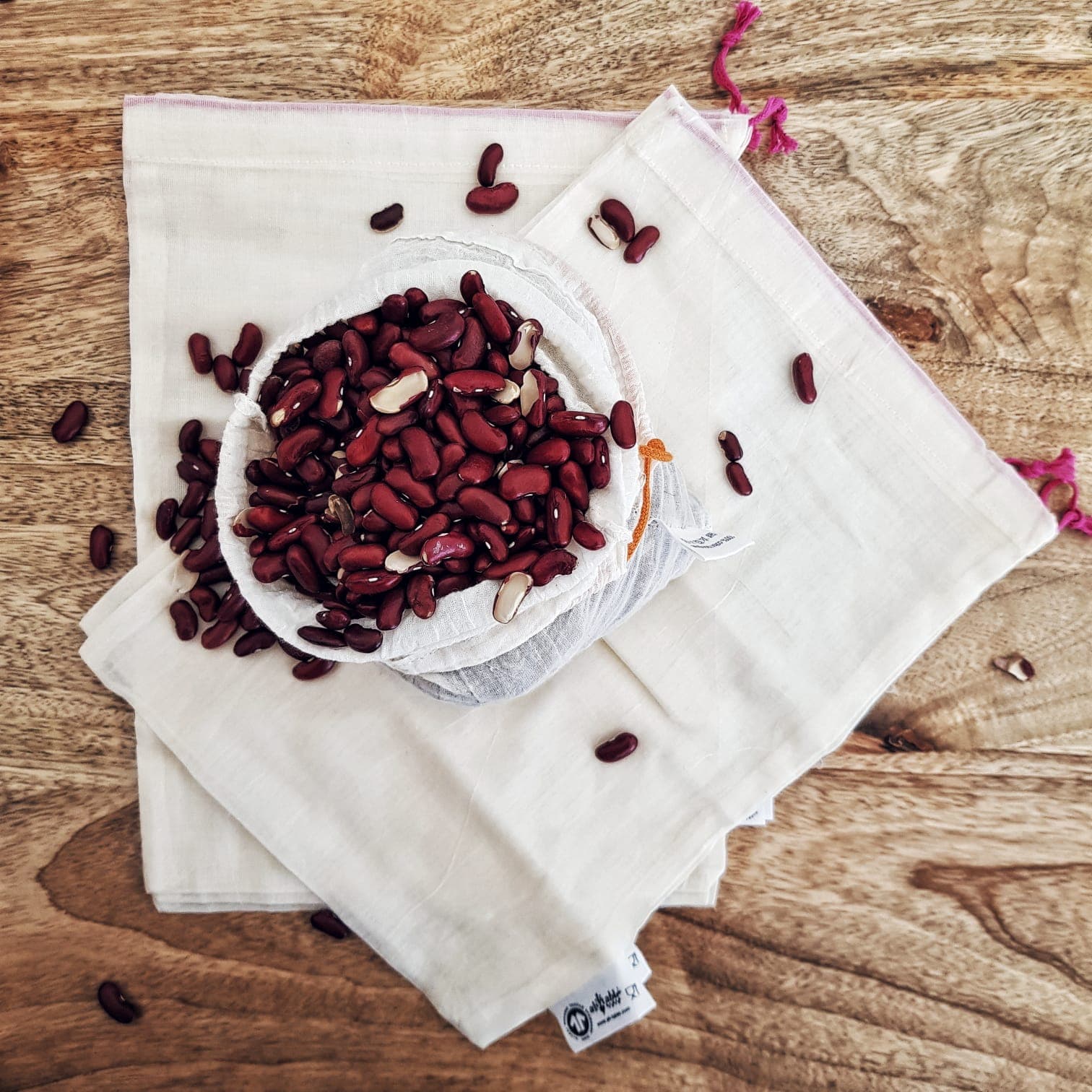 5 sacs à vrac pour épicerie sèche - Taille S