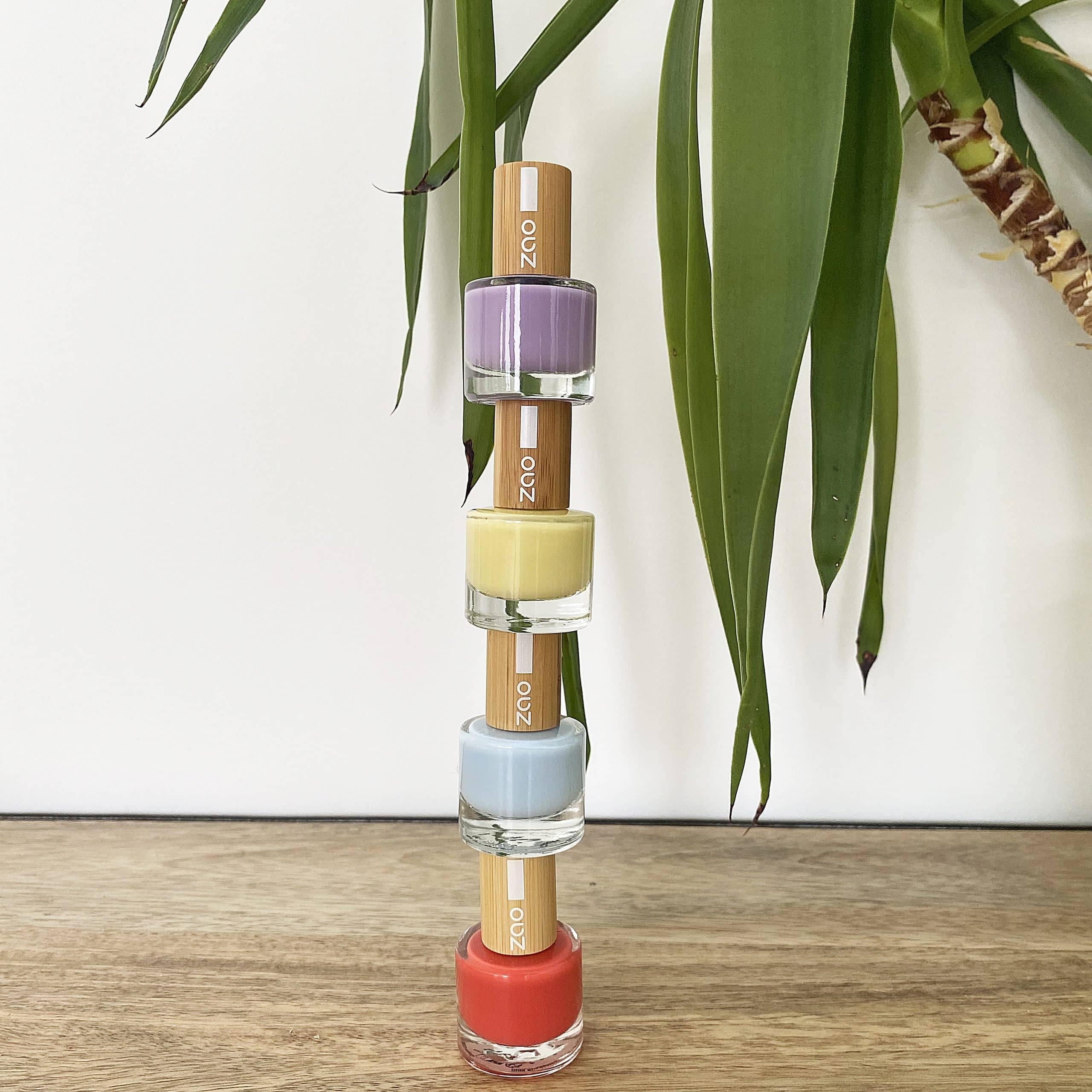 Set de 4 vernis biosourcés PASTEL