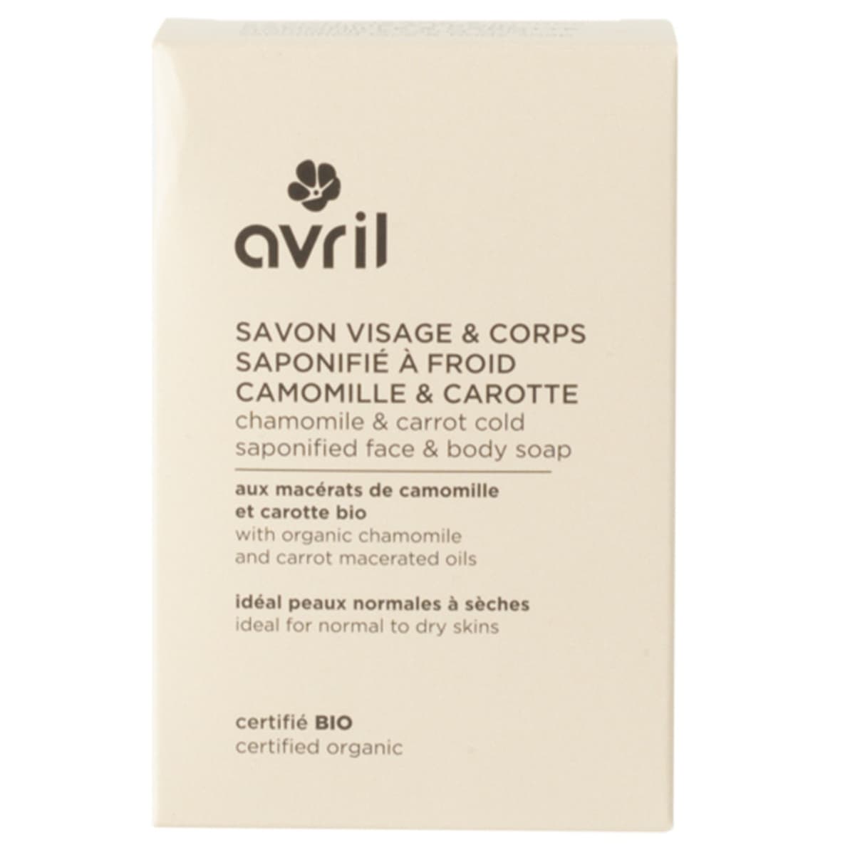 Savon visage & corps bio - Avril