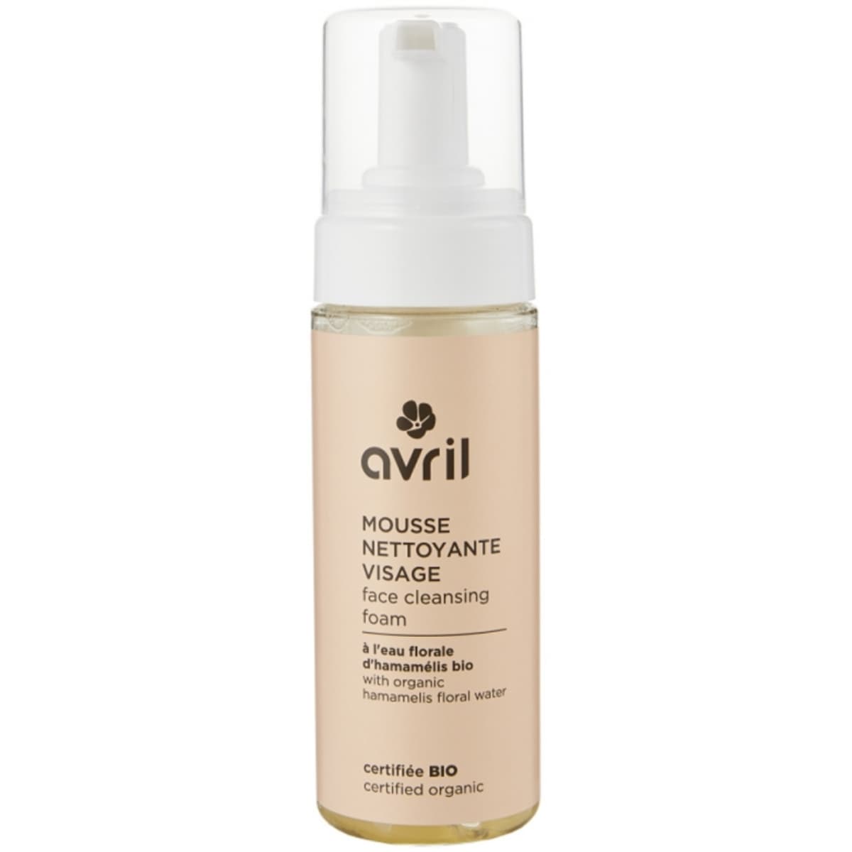 Mousse nettoyante visage bio - Avril
