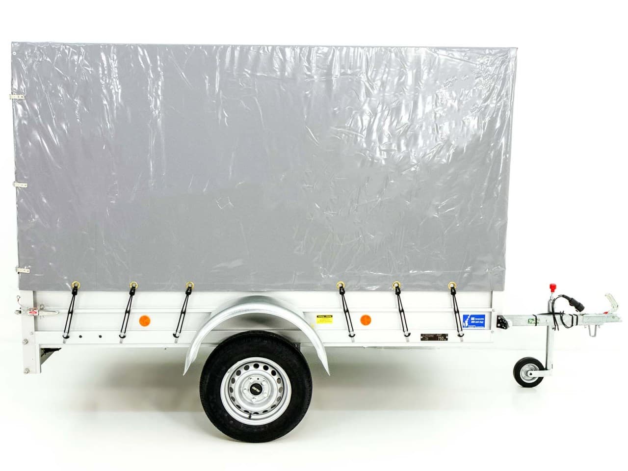 Koch Anhänger mit Plane 125x250cm 750kg|Typ U4|Hochplane 150 cm Hobby|Angebot-Neu