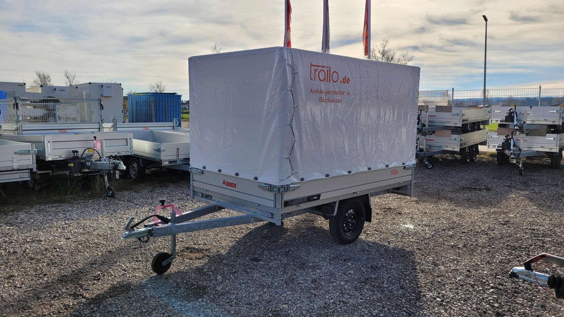 Anssems PLT-1 PRO 750 Hochlader mit Plane