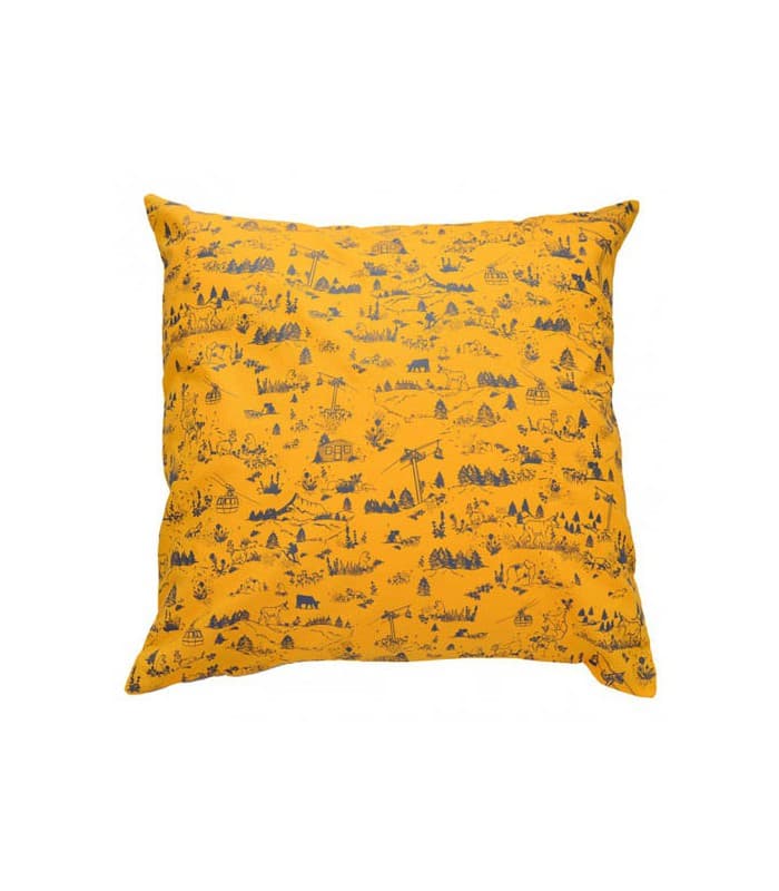 Coussin Livette la Suissette Montagne jaune