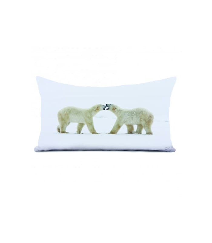 Coussin "Couple d'ours" - 40 x 68 cm