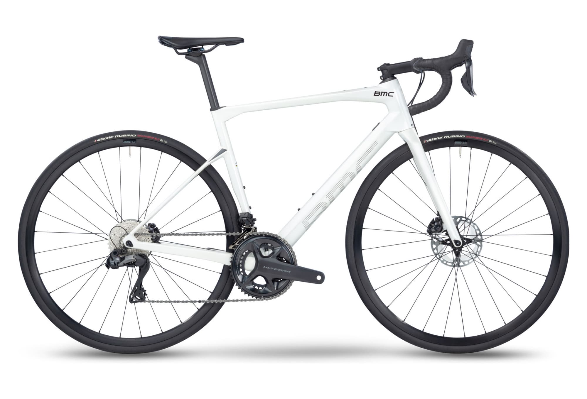 BMC Roadmachine Three Blanc Metallic Off-White 2023 - Blanc Metallic Off - White  -  58 cm / 184 - 192 cm