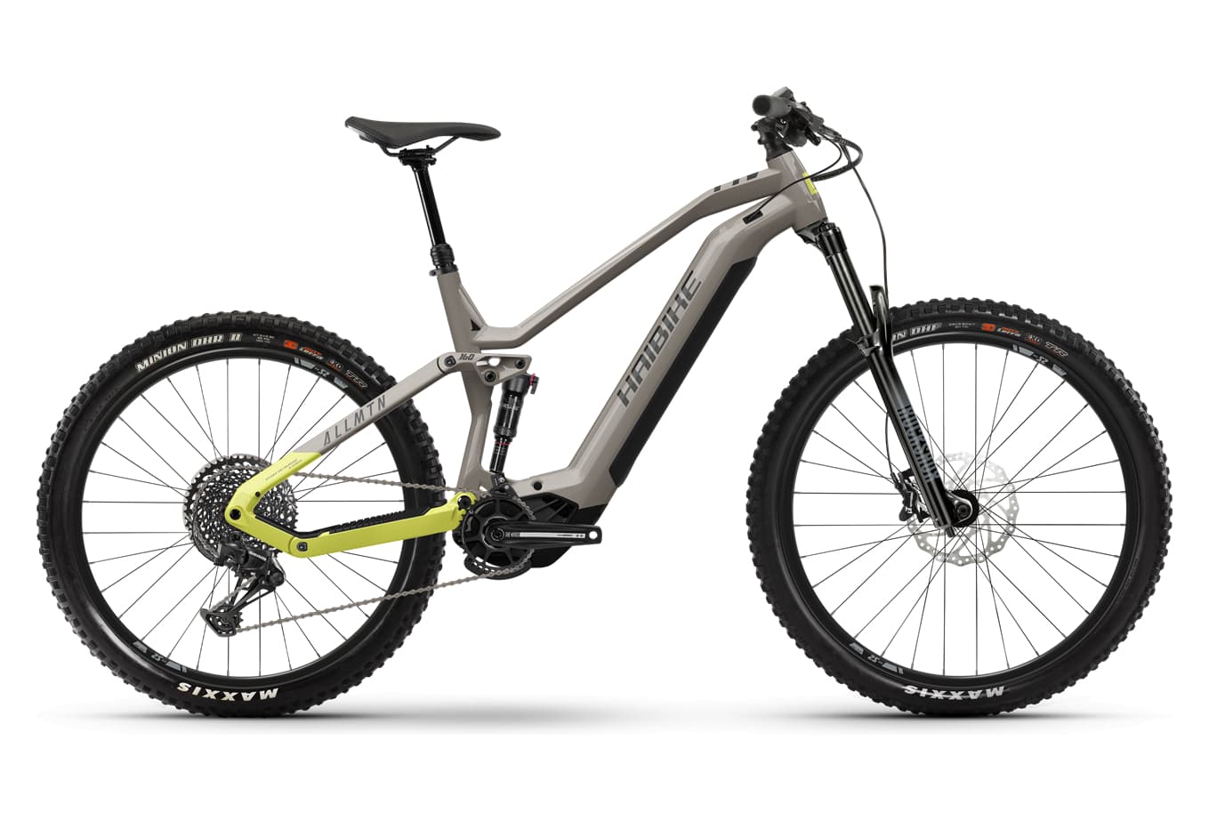 Haibike AllMtn 2 Sram SX Eagle 12V 720 Wh 29'' / 27.5'' Gris / Jaune 2023 - S / 155 - 165 cm