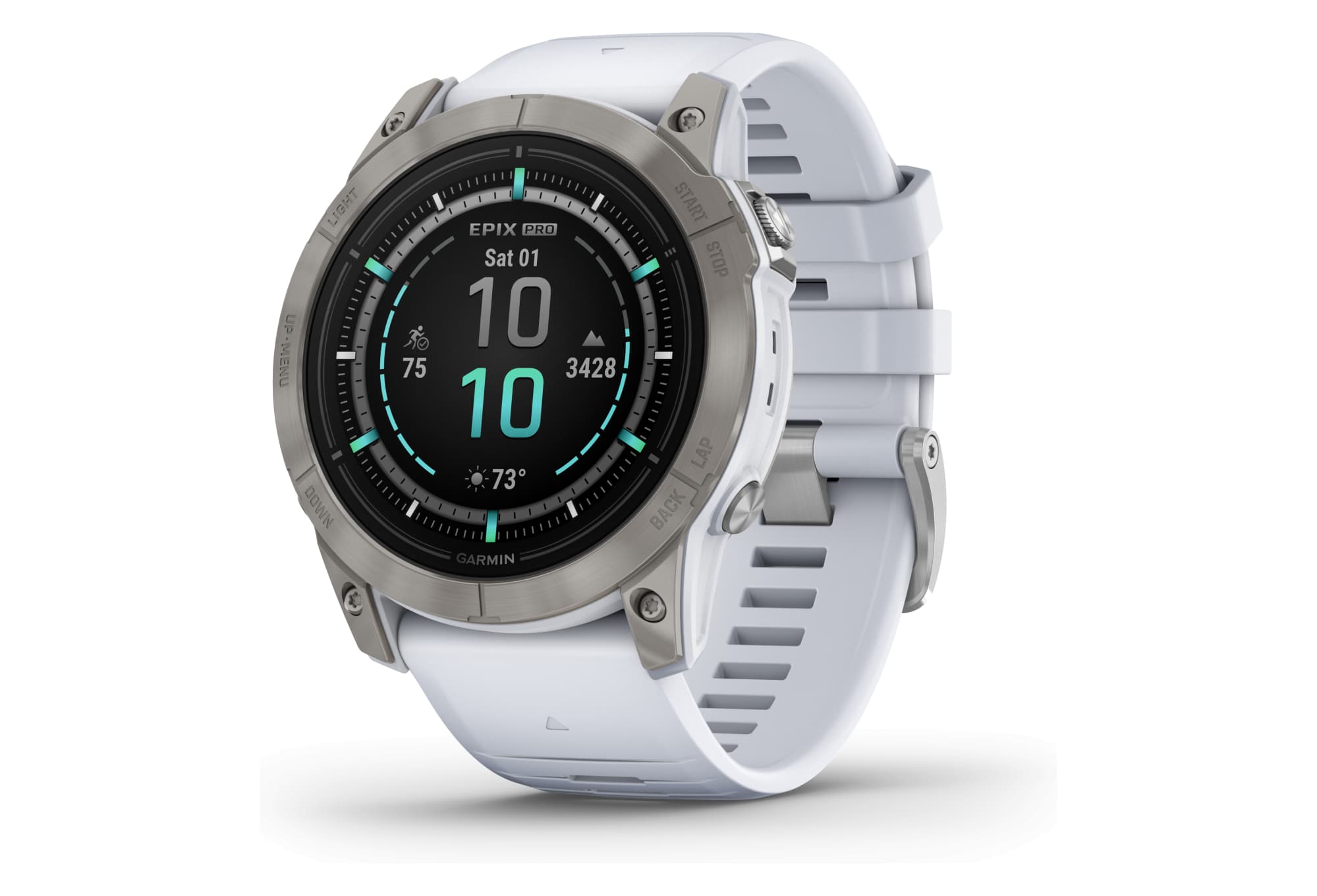 Garmin Epix Pro Gen 2 Sapphire Titane 51mm Blanc Argent