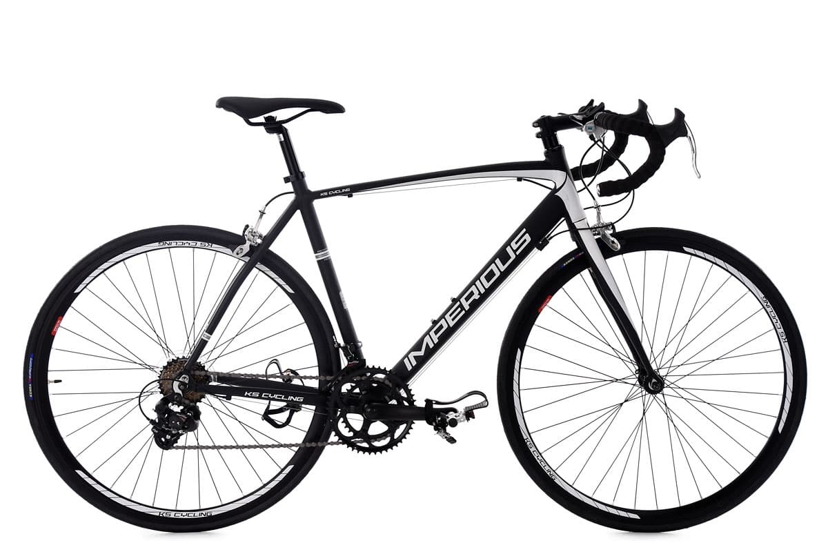 KS Cycling Imperious noir & blanc - 59 cm / 180 - 190 cm