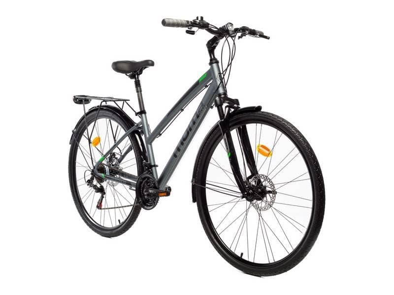 Moma Bikes Trekking Pro 28'' Shimano 21V Gris - Unique / 155 - 175 cm