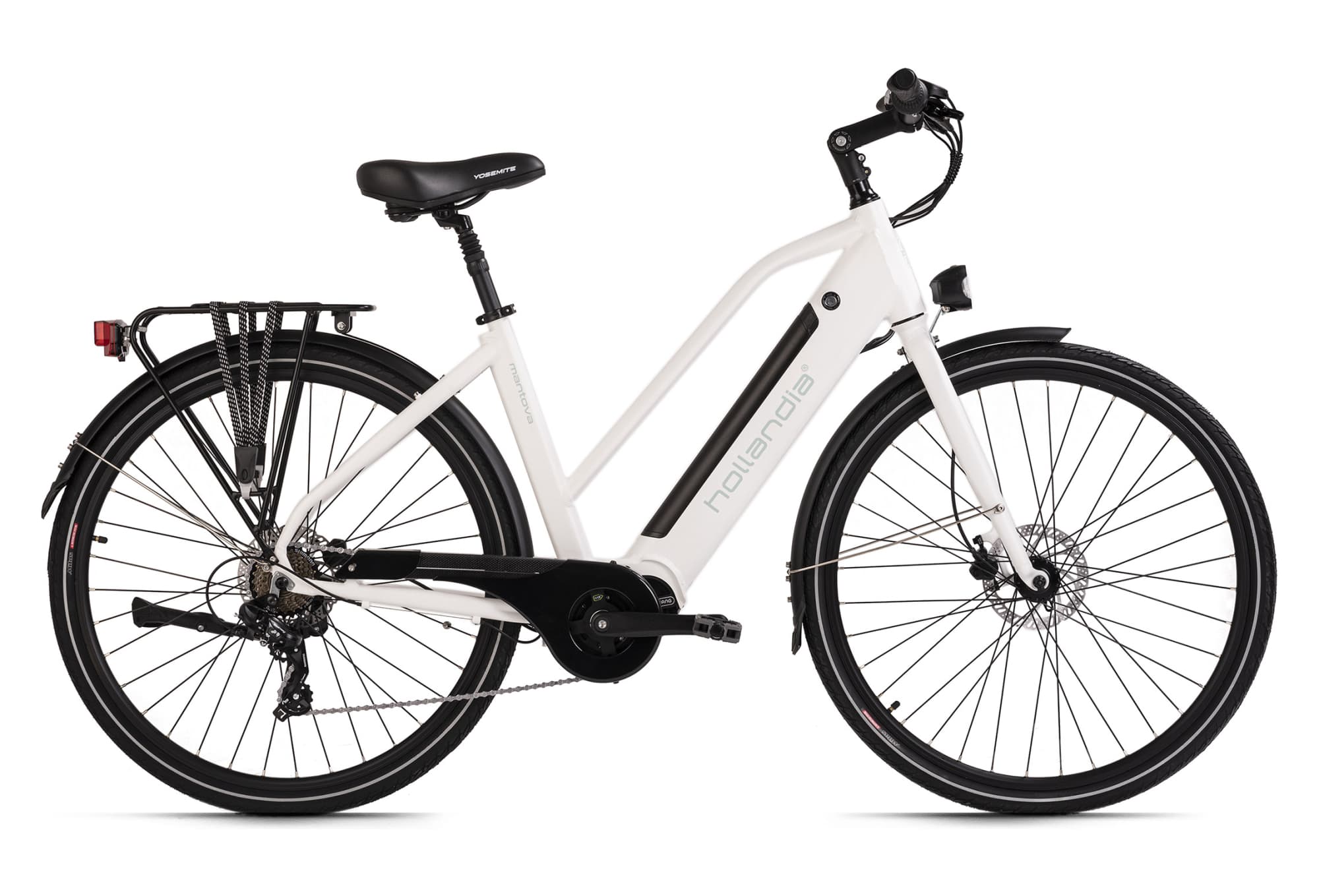 Hollandia Mantova blanc Vélo électrique femme 28 - 49 cm / 168 - 180 cm