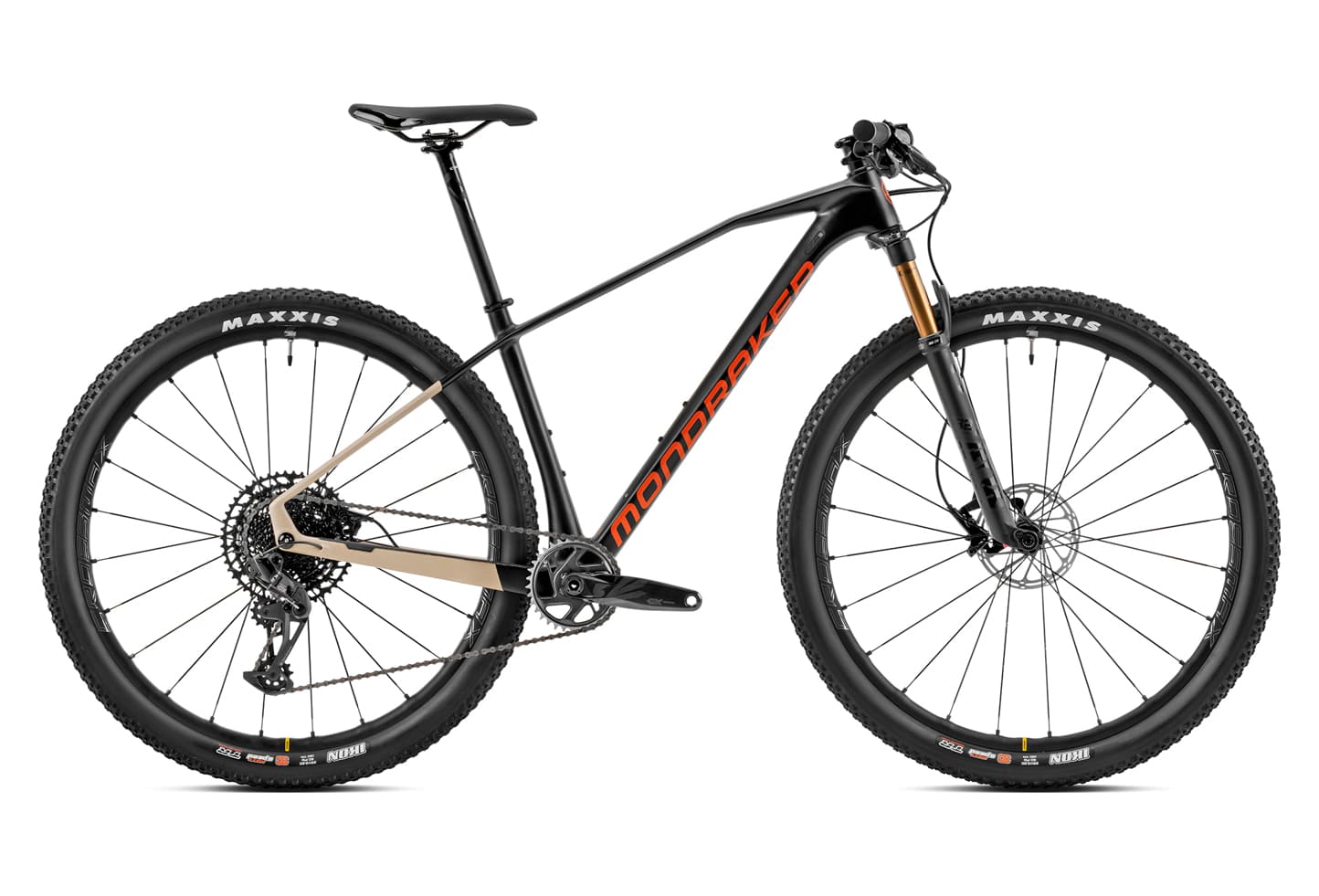 Mondraker Chrono Carbon RR Noir/Orange 2023 - XL / 185 - 200 cm