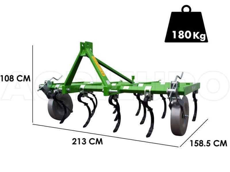 Cultivateur à ressorts Bomet Dorado14 dents Largeur de 210 cm