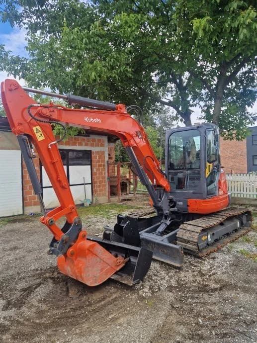 Pelle compacte Kubota KX 155 (2013) – 5,2 t – Prête à travailler
