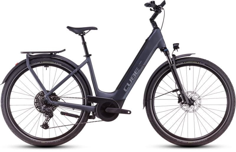 Cube Touring Hybrid Pro 625 Easy Entry metallicgrey´n´chrome - Easy Entry 46 cm