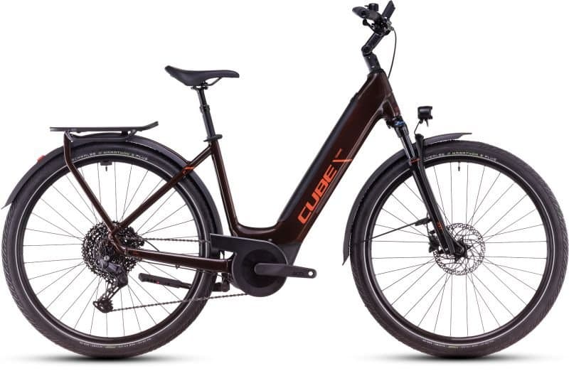 Cube Touring Hybrid Pro 625 Easy Entry cinnamon´n´orange - Easy Entry 58 cm (L/XL)