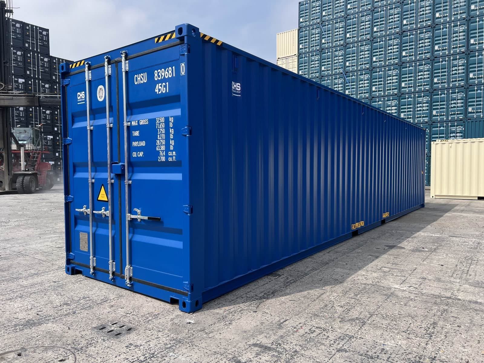 Nowy kontener morski High Cube 40 stóp