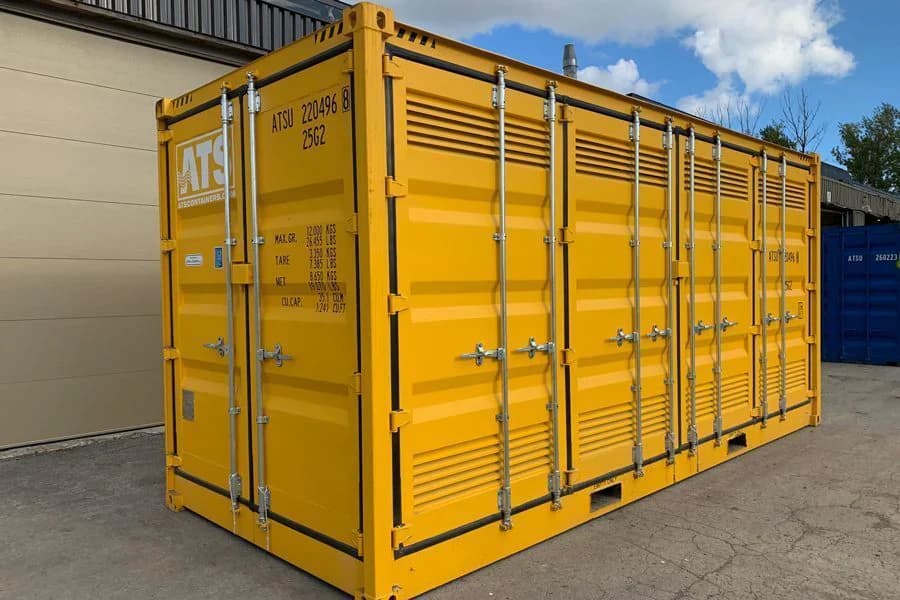 Kontener HAZMAT 20 stóp z wanną wychwytową