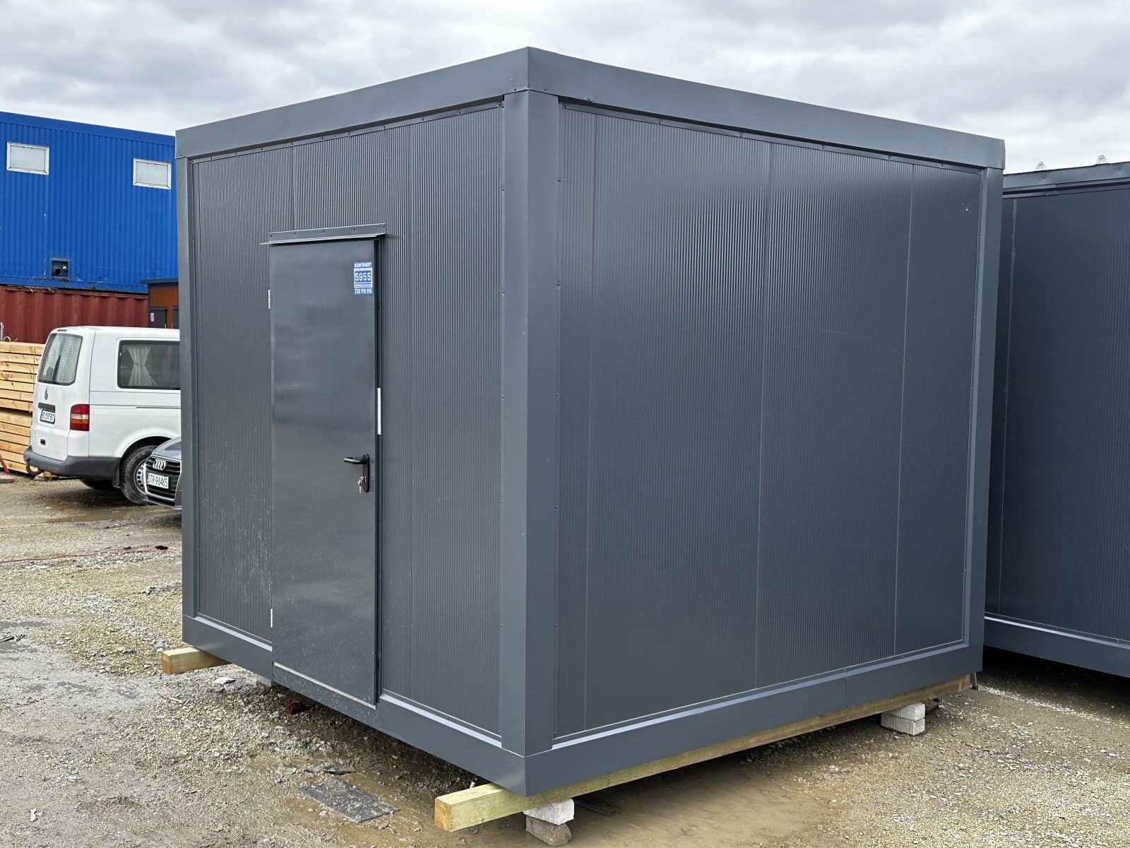 Nowy pawilon biurowy 3 × 3 m z WC